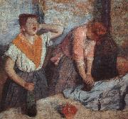 Edgar Degas Laundry Maids Sweden oil painting artist